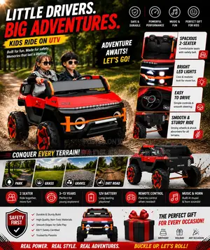 Give Your Child the Best Red Color Ride-on Utv Toy Cartoday