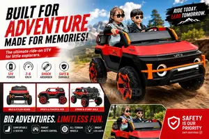 Kids Ride-on Utv Red Toy Car Create Unforgettable Childhood Memories