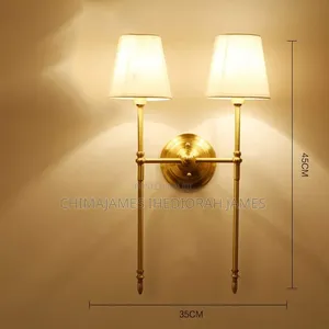 2026 2 Lamp Copper Wall Lamp Modern Minimalist Livingroom Balcony