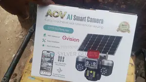 Solar Powered 4g CCTV Camera 4 Lens