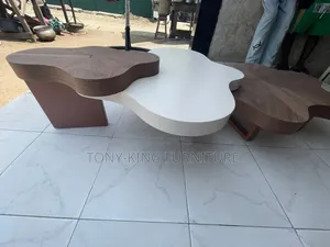 Luxury Marble Wooden Center Table