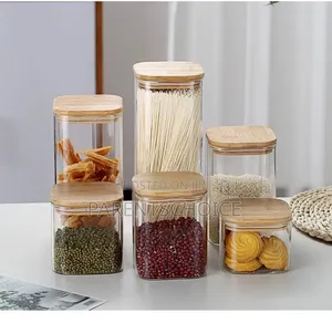 6pcs Food Storage Jar Container Set