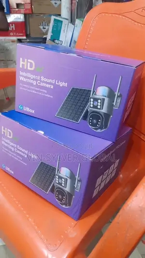 Dual Lens Solar Powered CCTV Camera Ubox App
