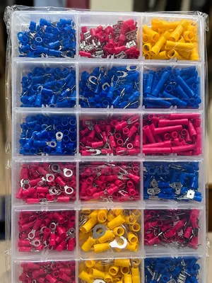 Insulated Cable Lug Terminal Assortment Kit Available