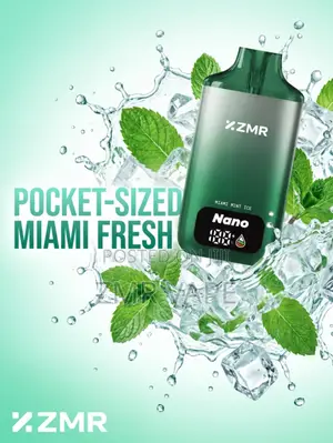 ZMR Pocket-Size Disposable Vape Refreshing Cool Miami Mint