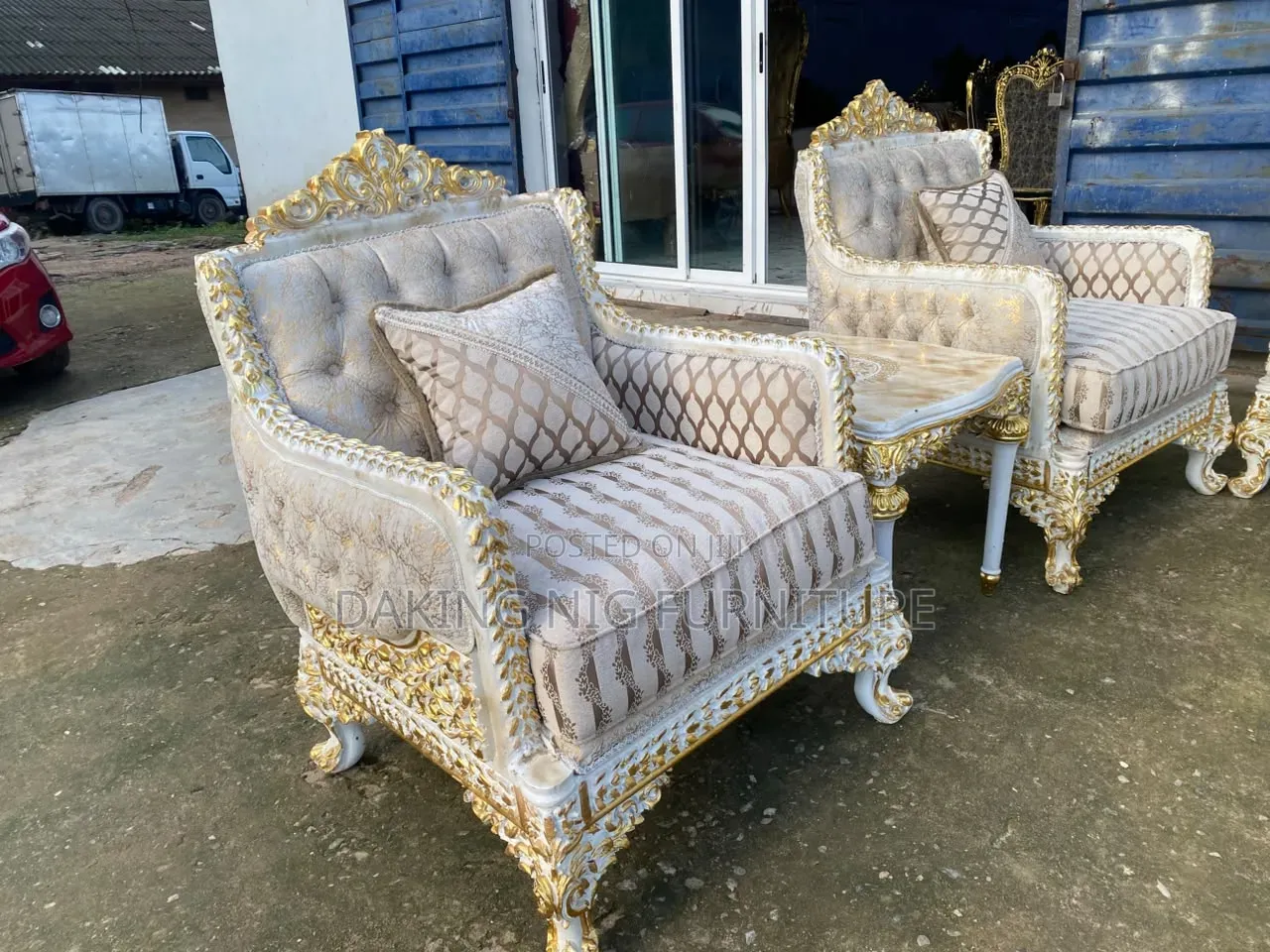Upgraded Royal Sofa Set