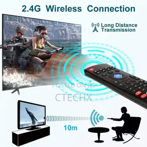 Air Mouse Remote 2.4g Android Box Remote With Mini Wireless Keyboard,