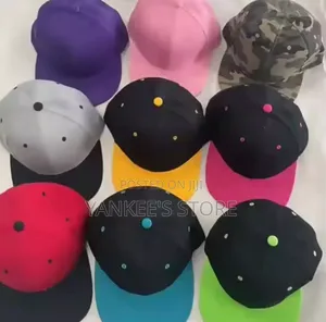 Premium Unisex Snapback Plain Face Cap With Flat Brim Design