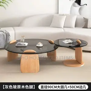 Twins Glass Center Table