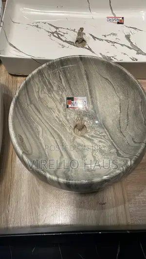 Marble-Like Ceramic Basin