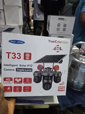 Triple Lens PTZ Solar Camera