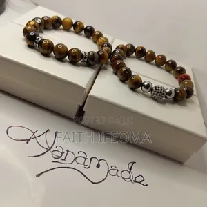 Tiger Eye Beaded Bracelets Set of 2
