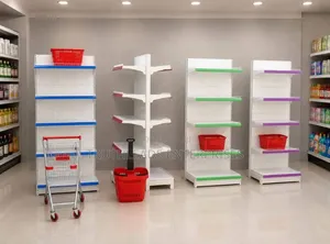 Heavy Duty Imported Supermarket and Pharmacy Shelving Display System