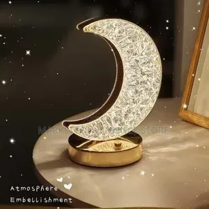 Moon Shaped Led Crystal