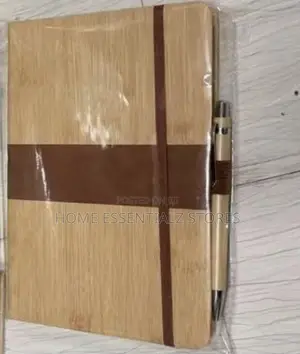 Eco Bamboo Notebook And Pen Set Gift Items - 2-in-1 Corporate Gift Set