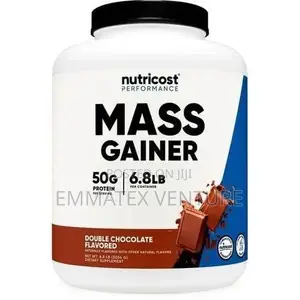 Nutricost Mass Gainer Double Chocolate Flavor, 6.7 Lbs, 50 Grams