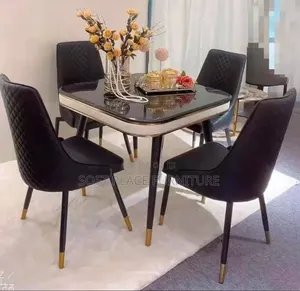 High Classic Luxury Marble Dining Table