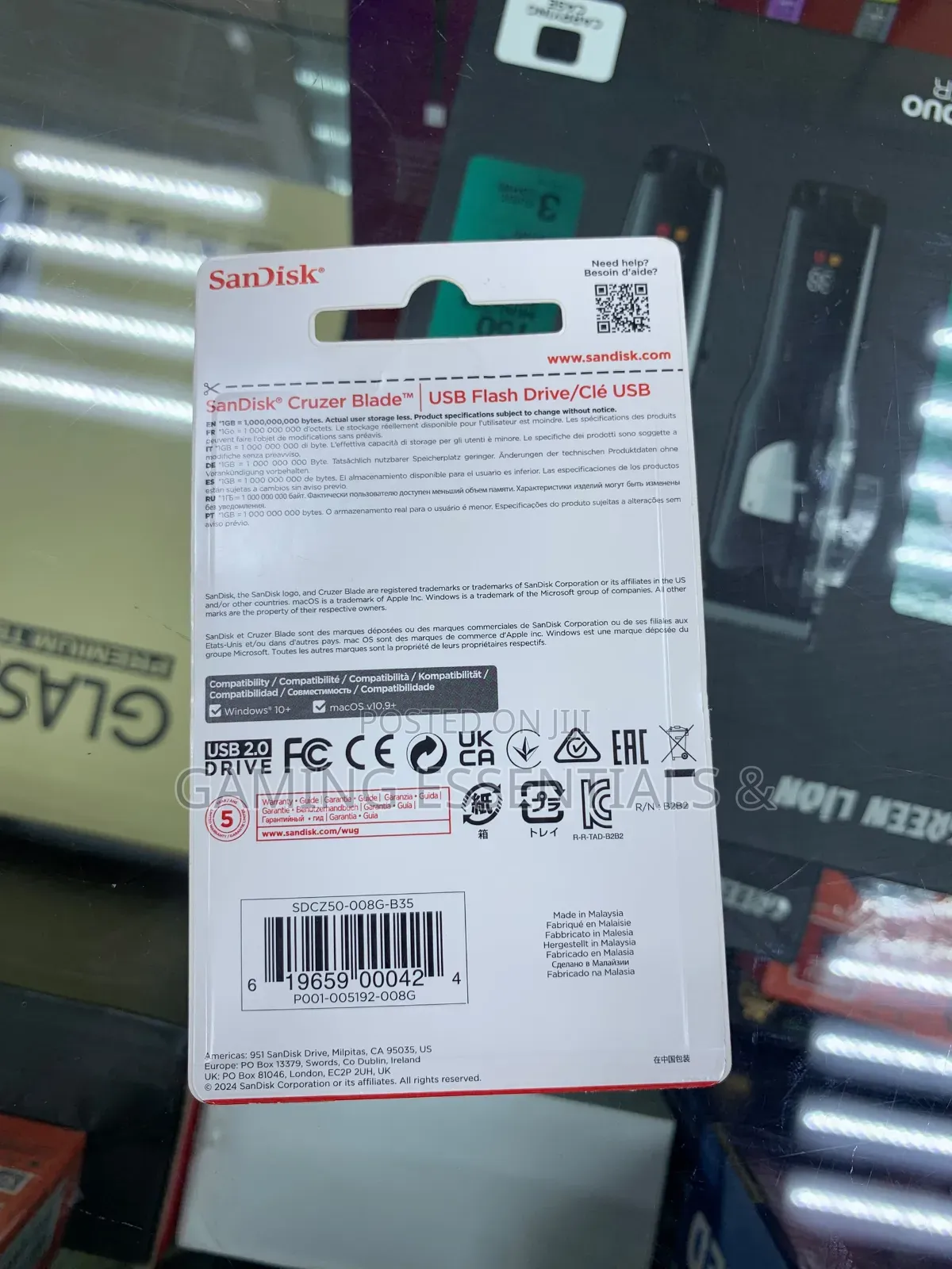 Sandisk 8gb Flash Drive 2.0