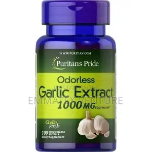 Puritan's Pride Odorless Garlic Mega Garlic 1000mg (Odor Free)