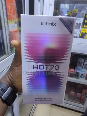 New Infinix Hot 70 128 GB Black