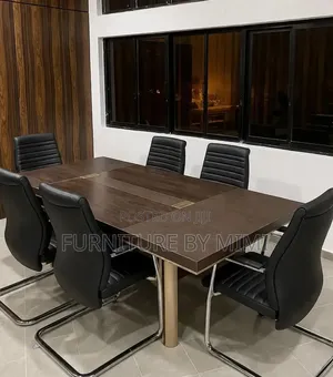 Classic Executive 6-Seater Conference Table Chairs Set