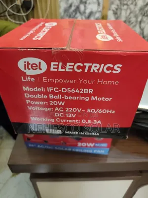 High-Quality Itel Ac/Dc Solar Fan Available Now