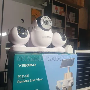 6mp V380max Triple Lens Solar PTZ Camera