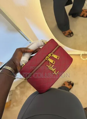 Lux Ysl Gaby Vanity Bag. Colour : Black Comes With Longer Strap