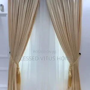 Premium Italian Butter Cream Curtain