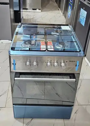 Maxi 60x60 Inox Gas Cooker | 3+1 Burners | Model 6060 M4