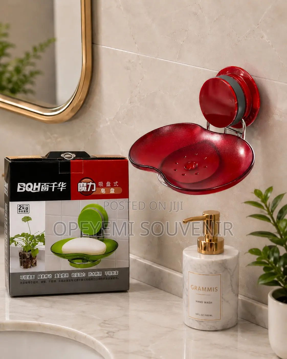 Wall-Mounted Soap Dish