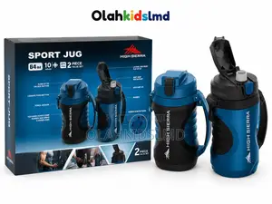 High Sierra Sport Jug 64oz – Insulated Water Jug With Handle, 2-Piece