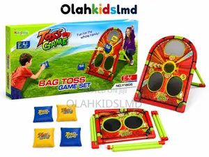Bag Toss Game Set – Outdoor Bean Bag Target Game For Kids Family