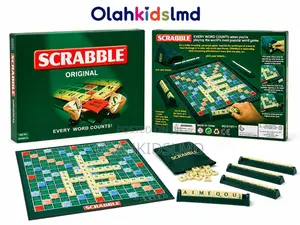 Scrabble Original Board Game – Classic Word Game, 2-4 Players, Ages 10