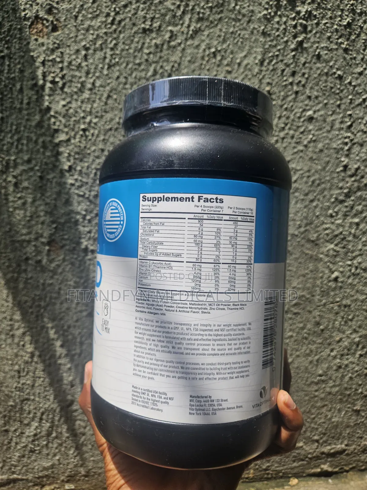 Endowed Complete Protein