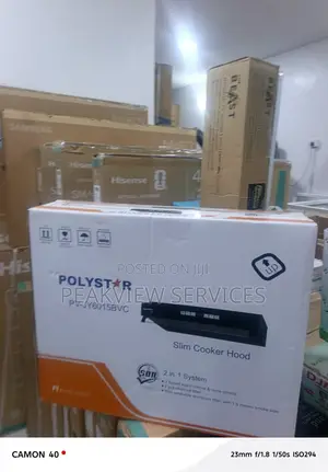 Polystar Pv-Jy6015bvc 60cm Slim Hood With Aluminum Grease Filter