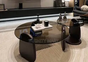 2 in 1 Glass Side/ Center Table