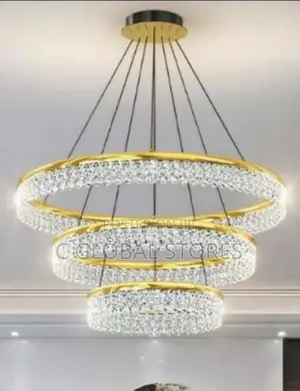 Gold Crystal Chandelier