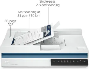 Hp Scanjet Pro 2600 F1, Fast 2-Sided Scanning and Auto Document Feeder