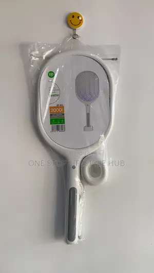 Dp Rechargeable Electric Mosquito Killer Bat Swatter With Stand
