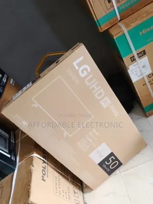 50inches Lg Smart Tv Slim, Modern Bezel