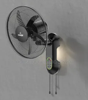 Rechargeable Wall Fan With Remote Control