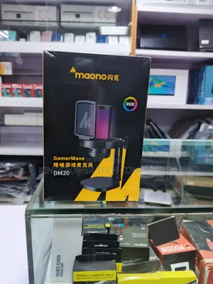 Maono Dm20 RGB Usb Gaming Microphone for Streaming Podcast