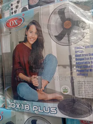 Ox Plus Standing Fan 18 Inches