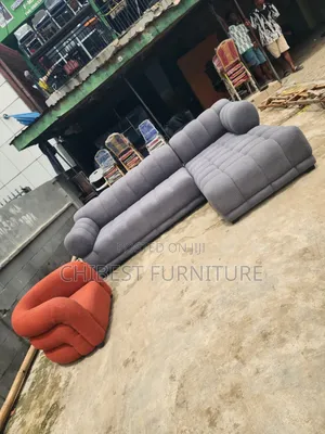 Brand New L-Shaped Sofa Chair With Single Seater