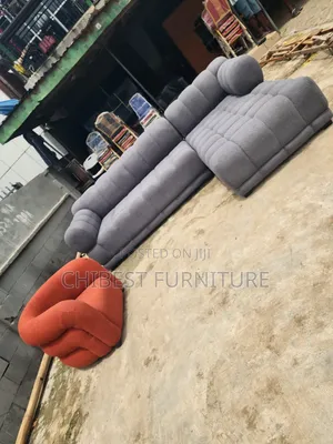 Ulphostery Padded L-Shaped Sofa Chair With Single Seater