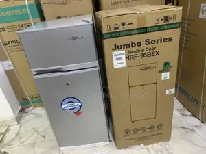 Haier 95l Double Door Fridge With Large Freezer
