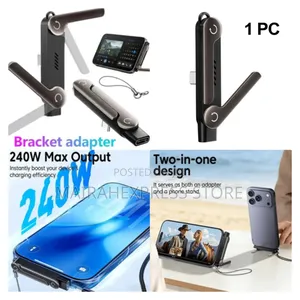 2in1 Type C Phone Charging Adaptor Stand