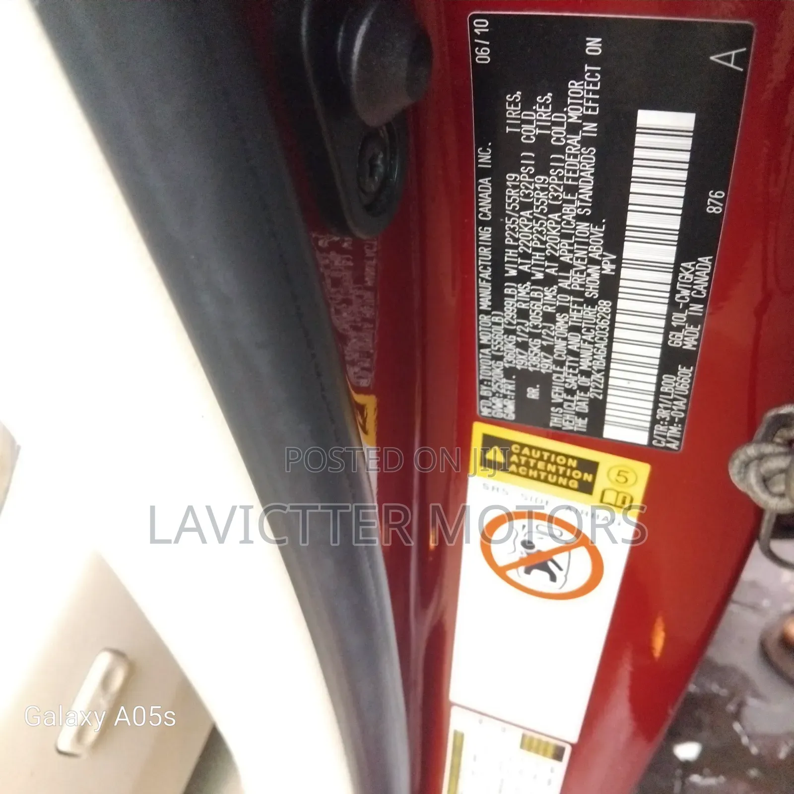 Lexus RX 350 2010 Red