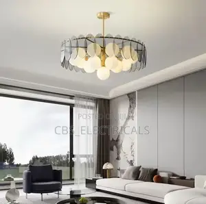 Modern Glass Globe Chandelier